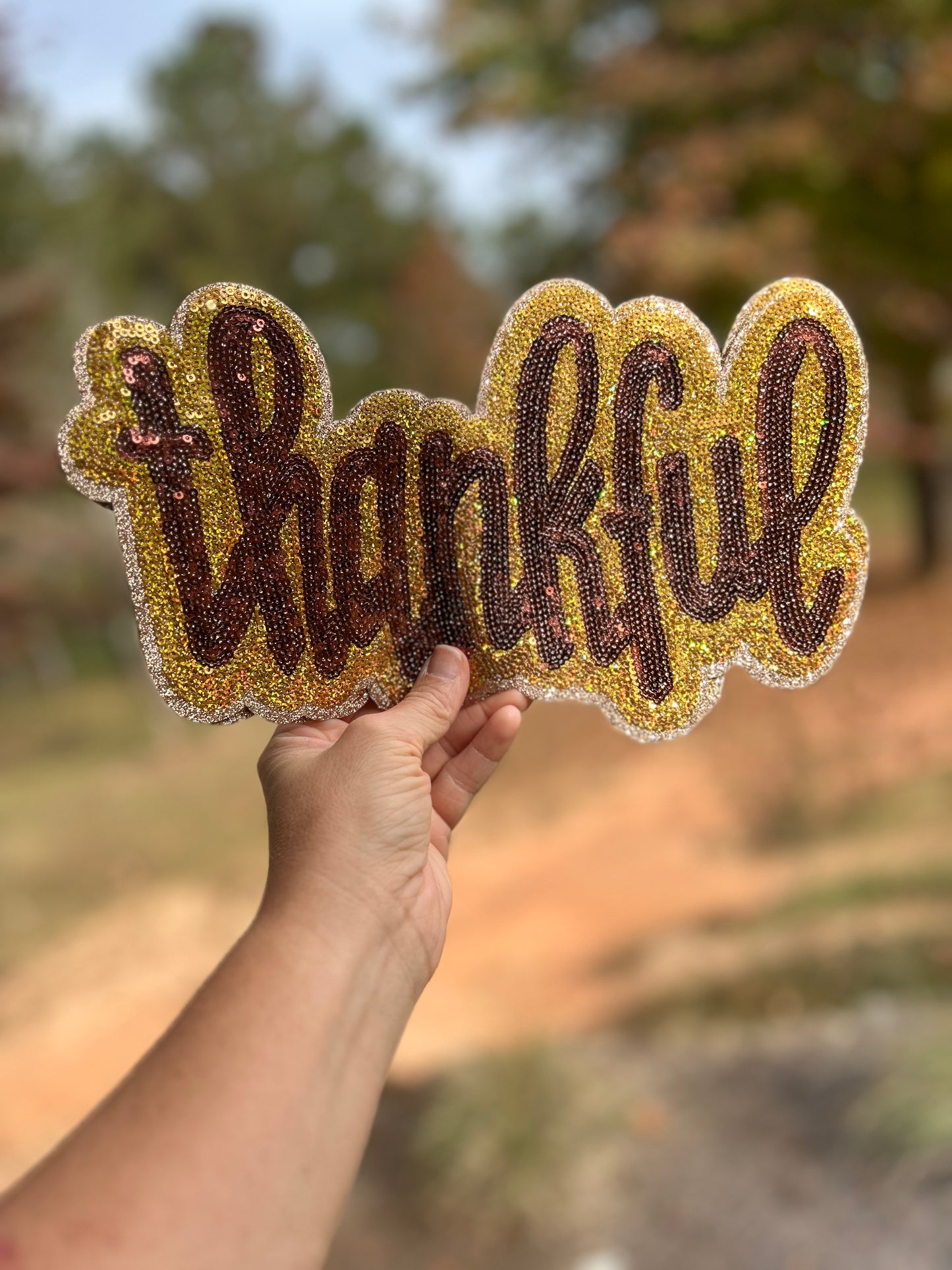 Thankful Chenille Patch